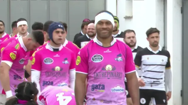 Realización del derbi de rugby El Salvador contra VRAC Quesos Entrepinares en la Copa del Rey
