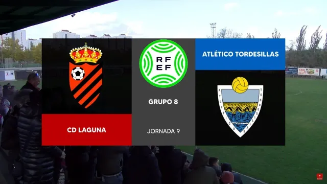 Realización de un partido de 3ª RFEF entre CD Laguna y Atlético Tordesillas