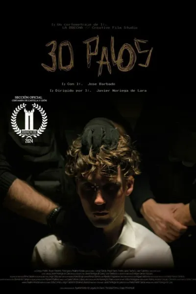 Cartel de 30 Palos, cortometraje de Javier Noriega de Lara