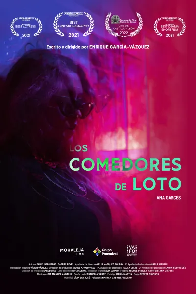 Póster de Los comedores de loto, cortometraje de Enrique García-Vázquez