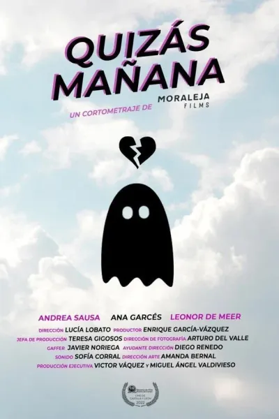 Cartel de Quizás mañana, cortometraje de Lucía Lobato